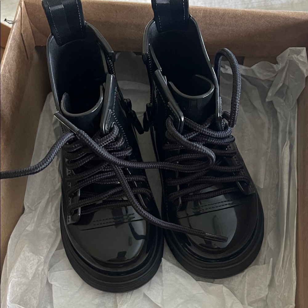 Mini Melissa Black Boots